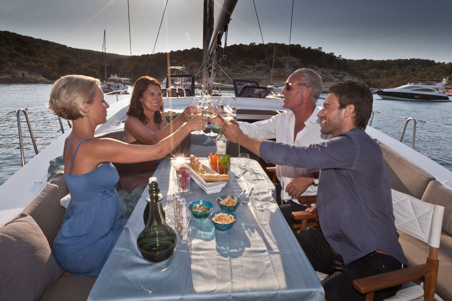 Sailing yachts and catamarans for charter in Slano near Dubrovnik in Croatia