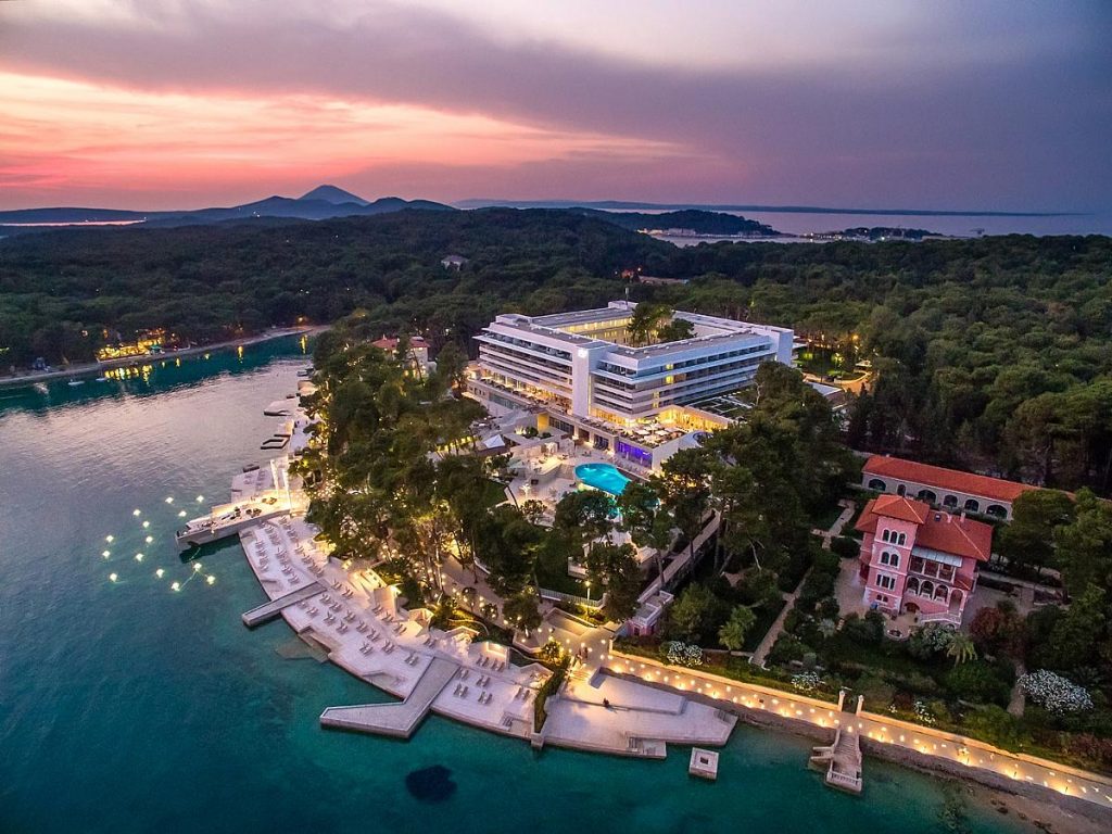 Luxury 5 star Hotel Bellevue in Mali Lošinj in Lošinj island in Croatia